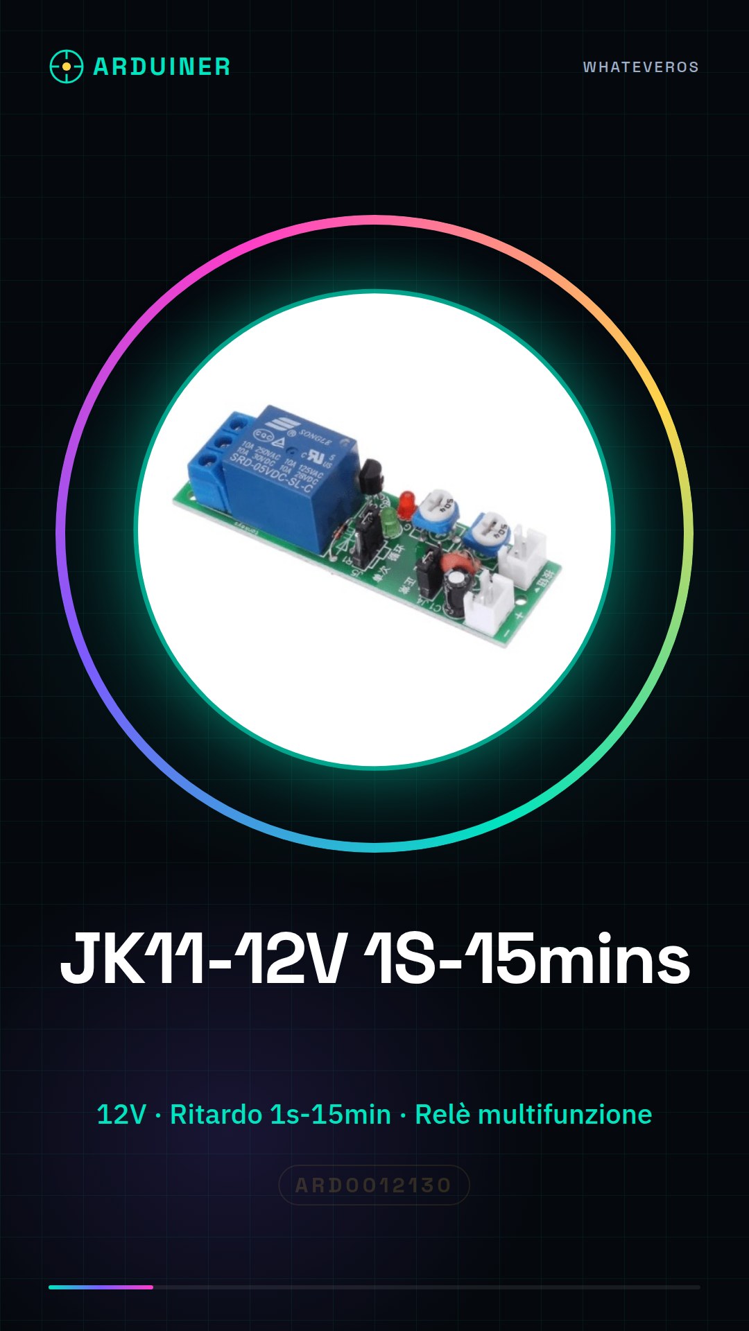 JK11-12V 1S-15min Module de retard multi-fonction avec relais réglable en boucle infinie