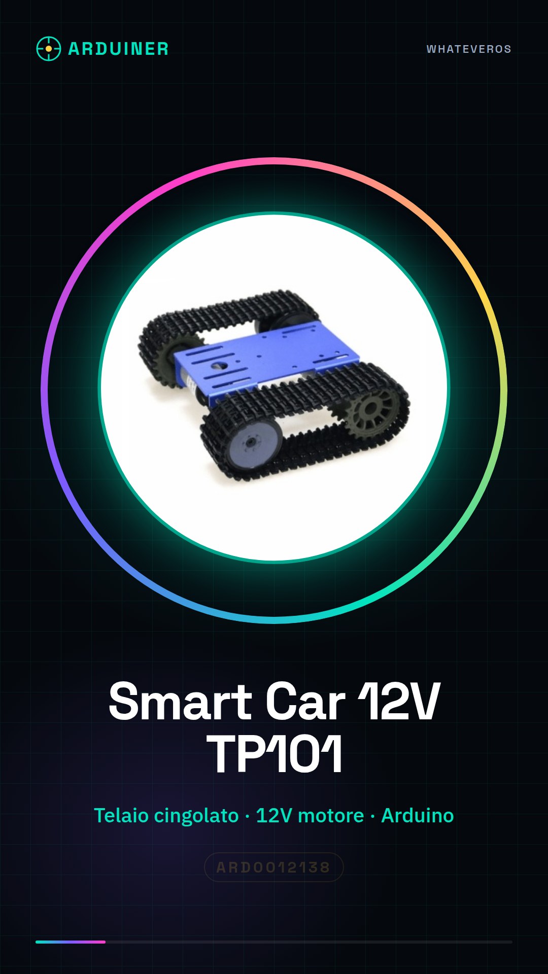 Smart Car 12V moteur / châssis TP101 chenillé pour robot