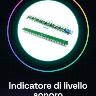 Indicateur de niveau sonore mono / lumière mélodie musicale à quatre couleurs réglables