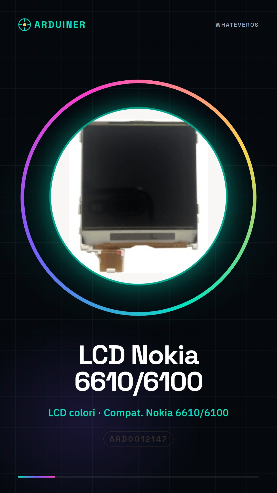 Écran LCD du Nokia 6610/6100