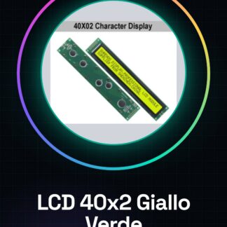 Schermo LCD 40X2 4002 caratteri Modulo LCD Giallo Verde con retroilluminazione a LED 182X33,5 MM