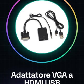 Adaptateur VGA vers HDMI avec alimentation USB