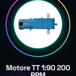 Moteur TT 1:90 avec Double Arbre et Pignons en Métal – 200 T/min