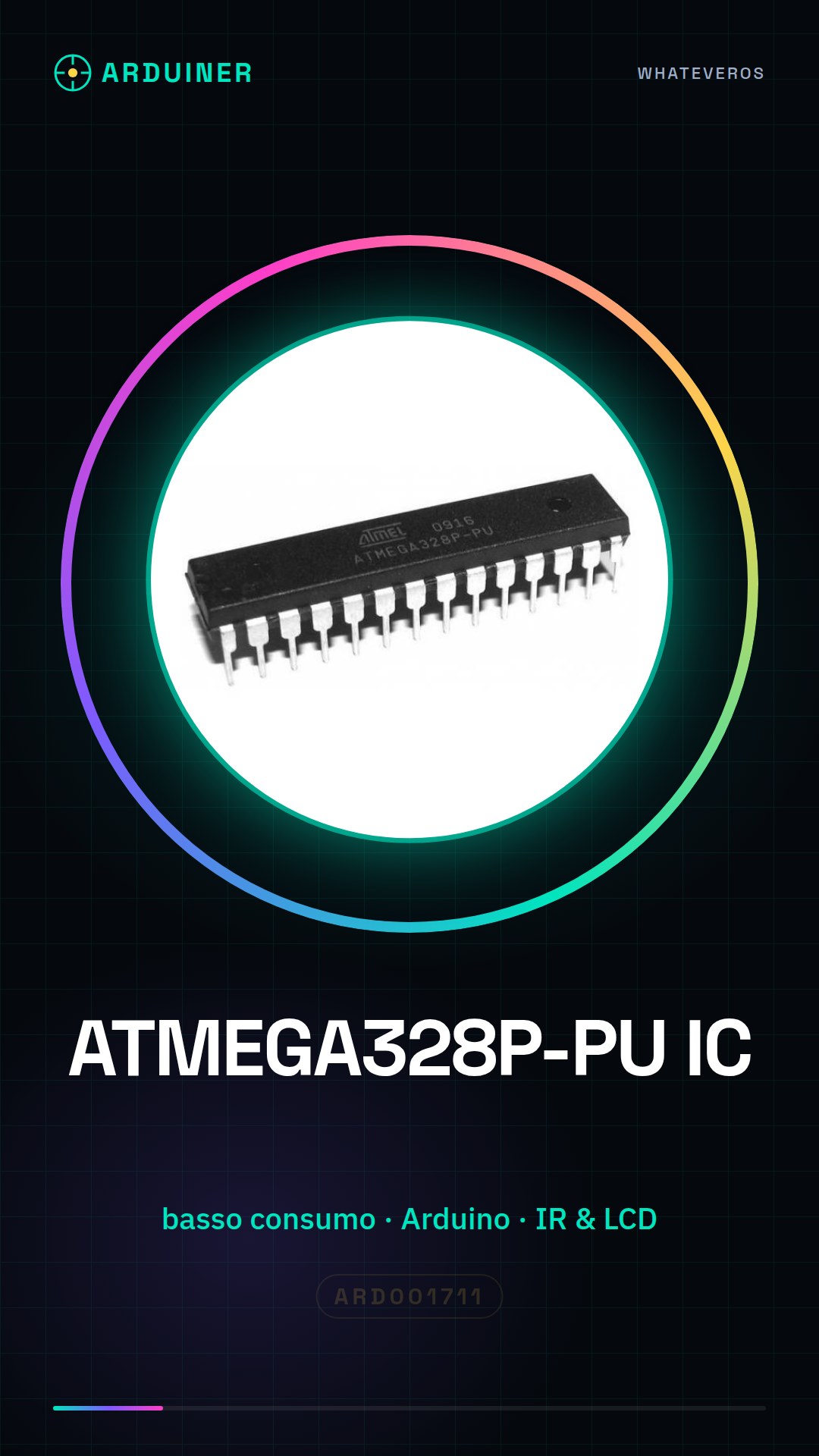 ATMEGA328P-PU IC Circuitos Integrados