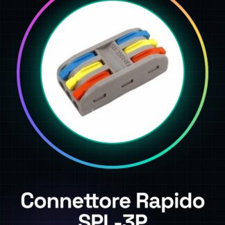 Conector Rápido de Levera SPL-3P - Cable de 3 Hilos