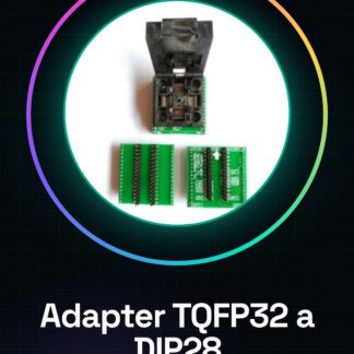 TQFP32 QFP32 LQFP32 TO DIP28 adapter socket support ATMEGA8 ATMEGA8A ATMEGA328 AVR MCU chip programmer TL866II
