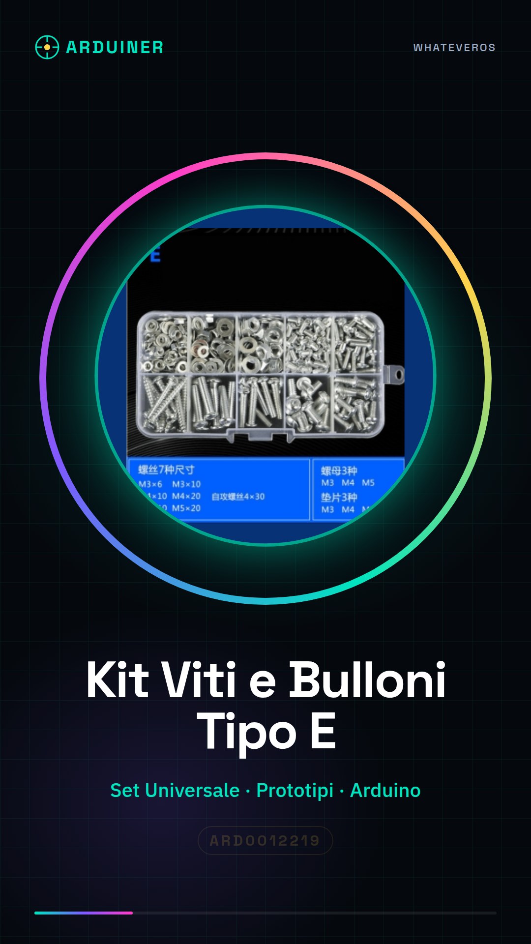 Kit de Vis et Boulons en Plastique Type E pour Dispositifs Électroniques - Ensemble Universel