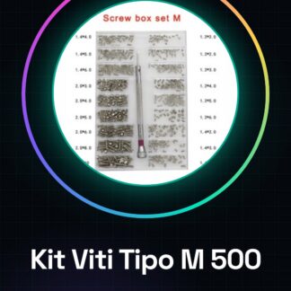 M Type Screw Kit for Laptops and Electronic Devices - 500 Pieces 18 Types