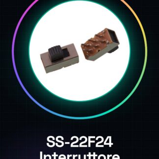 Interruptor de deslizamiento SS-22F24 2P2T Doble Fila – 5 Unidades