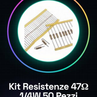 47 Ohm 1/4W 5% Resistors Kit - 50 Pieces