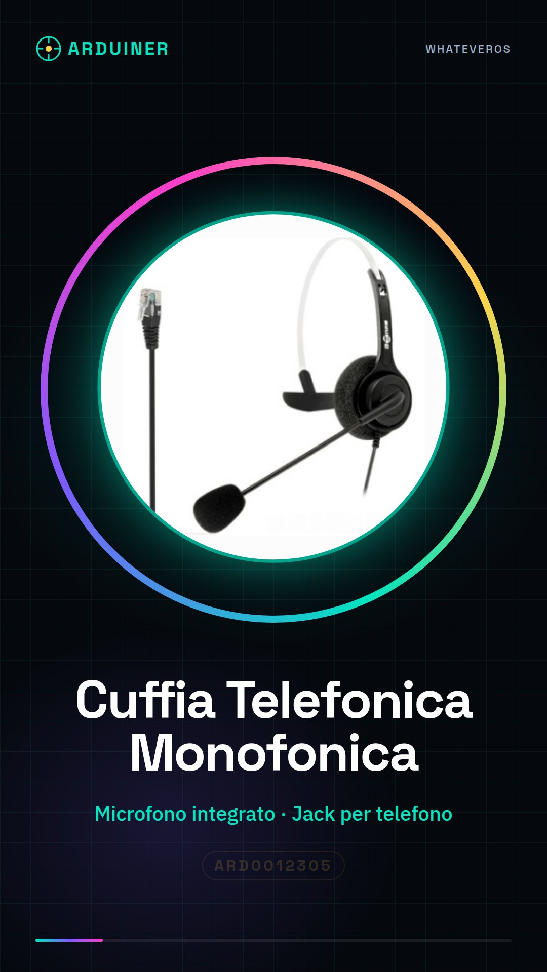 Casque Téléphonique Monoaural avec Micro pour Opérateur Call Center