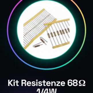 Kit de résistances 68 Ohm 1/4W 5% – 50 pièces