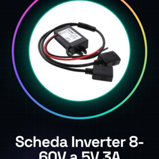 Scheda inverter volt modulo di alimentazione da 8-60 V a 5 V 3 A con doppio adattatore USB