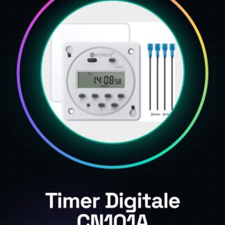 Timer Digitale Programmable CN101A 110V 16A – Relè Temporizzatore con LCD