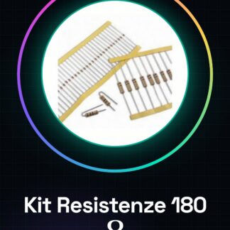 Kit Resistenze 180 Ohm 1/4W 5% – 50 Pezzi