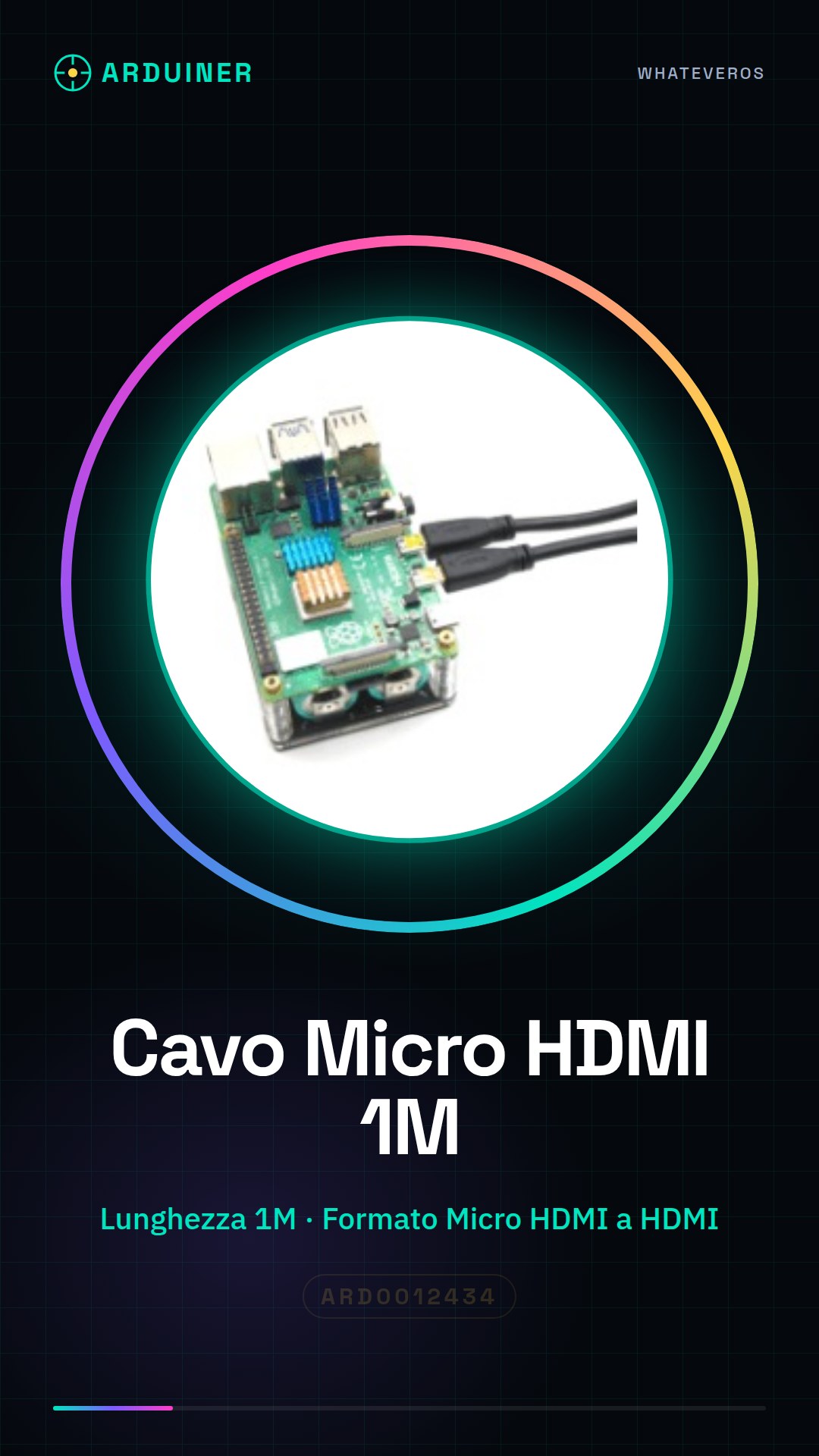 Micro HDMI to HDMI Cable 4K 1M