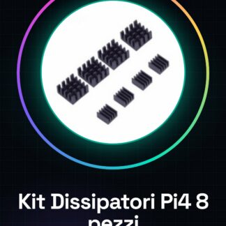 Kit de Disipadores para Raspberry Pi 4 - 8 Unidades