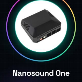 Nanosound One: Aluminum Case for Raspberry Pi 4, with built-in Hi-Fi DAC