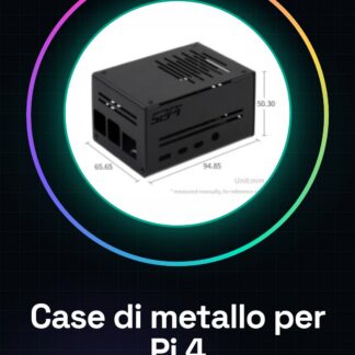 Caja metálica Firma para Raspberry Pi 4 con ventilador ICE Tower