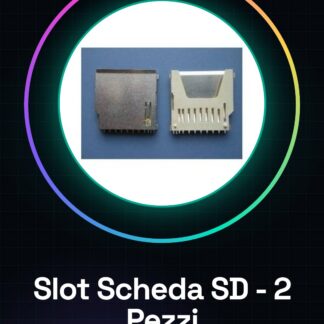 2 Pezzi Slot Scheda SD Connettore socket per PCB
