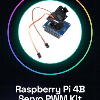 Raspberry Pi 4B Servo Motor Controller PWM Kit, 2-DOF Pan-Tilt HAT for RPi Light Intensity Sensing Control Camera Movement I2C