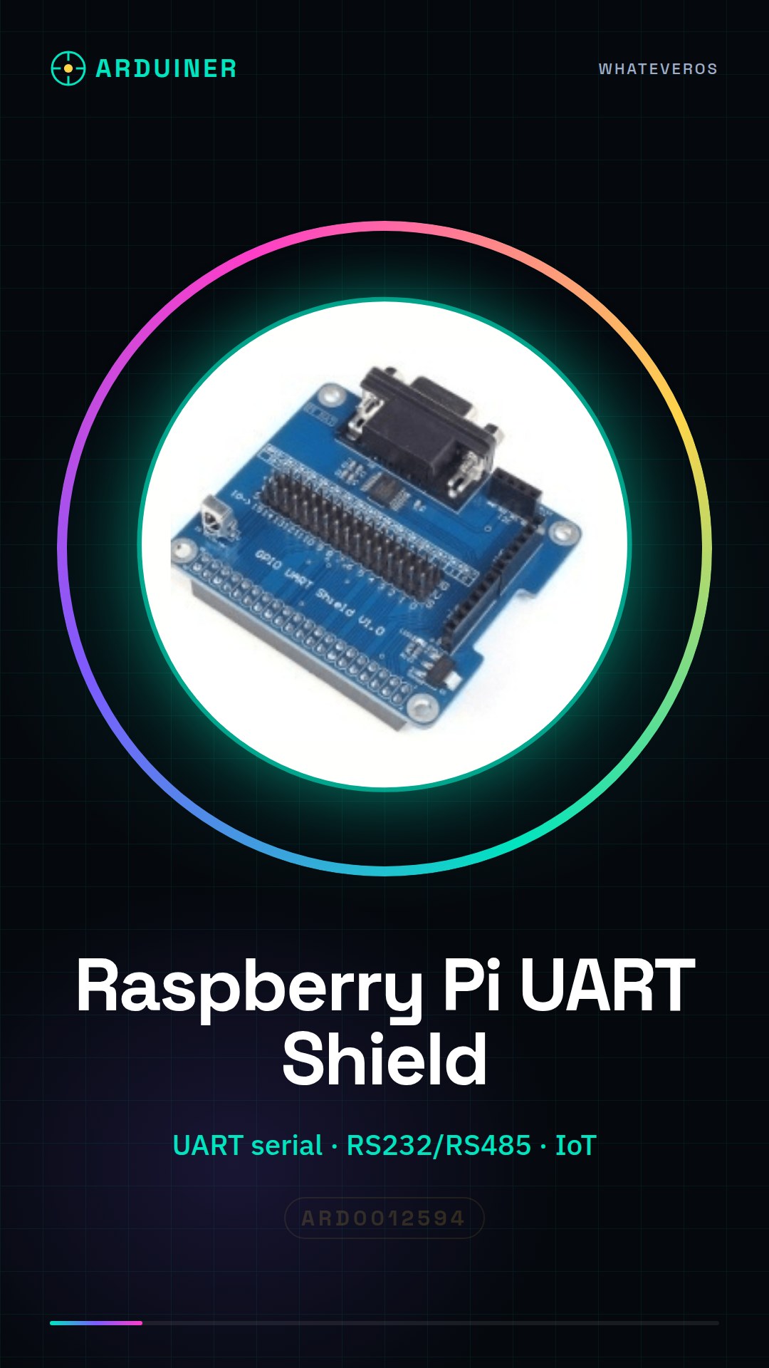 Raspberry Pi GPIO UART Shield V1.0