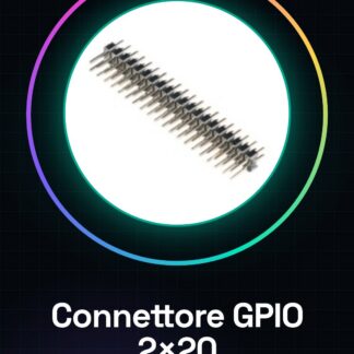 Conector GPIO 2x20 Pin Macho 2.54mm para Raspberry Pi