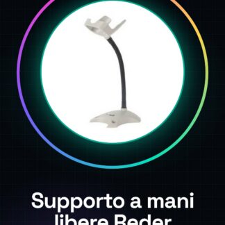 Supporto regolabile a mani libere per scansione codice a barre Reder