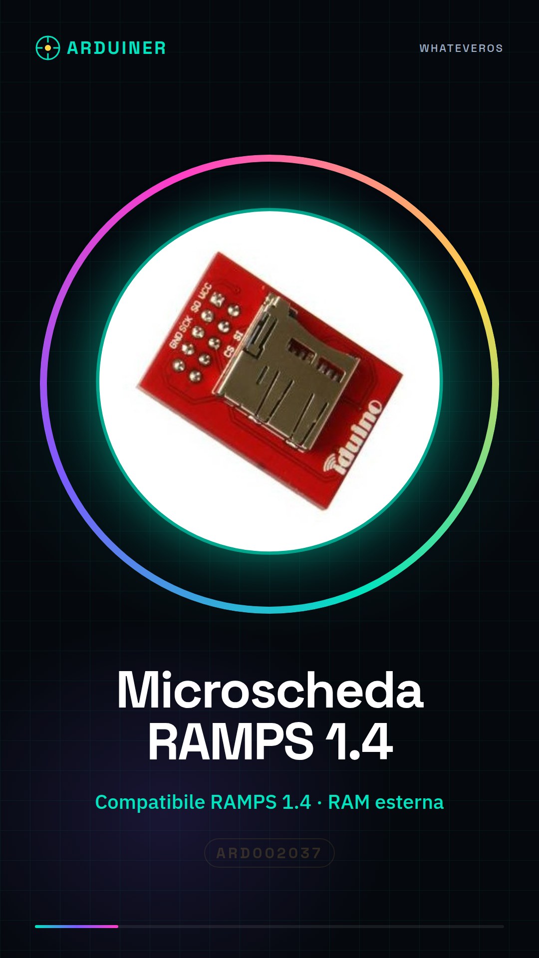 Microschnittbrett-Anpasser für RAMPS 1.4 3D-Drucker
