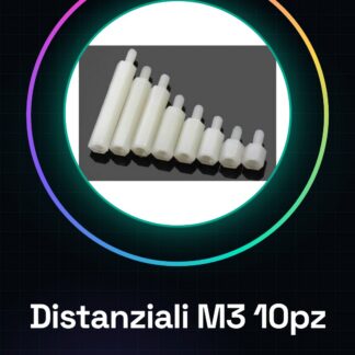 10 Pezzi Distanziali M3*26+7