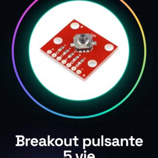 Scheda breakout tattile pulsante a 5 vie