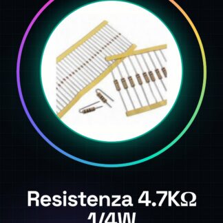 50 Pezzi Resistenza 4.7K ohm 4700 ohm 1/4w 1/4 w 5%