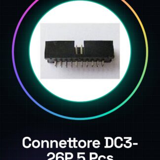 5 Pezzi Connettore socket DC3-26P 26 pin spaziatura 2.54MM 2*13P JTAG ISP socket