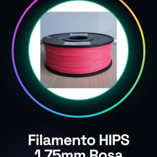 Filament HIPS 1.75mm 1KG Rose HAUTE QUALITÉ GARANTIE SUR MAKERBOT, MULTIMAKER, ULTIMAKER, REPRAP, PRUSA