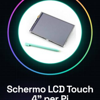 Schermo LCD Touch Screen resistivo 4 pollici per Raspberry Pi B/B+/2B