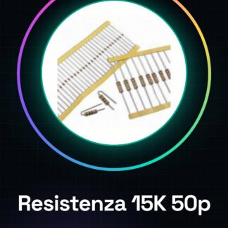 50 Pezzi Resistenza 15K ohm 15000 ohm 1/4w 1/4 w 5%