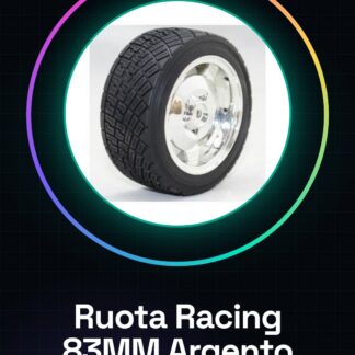 Roue de course 83MM diamètre argent