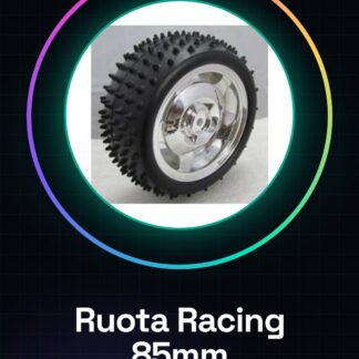 Roue de course 85MM*38MM diamètre argent anti-dérapage