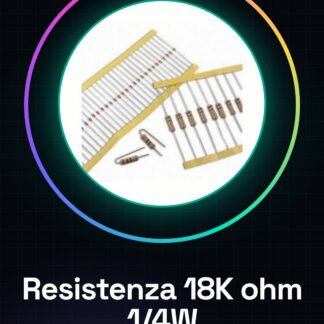 50 Pezzi Resistenza 18K ohm 18000 ohm 1/4w 1/4 w 5%