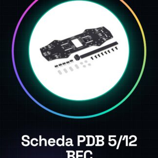 Scheda di distribuzione dell'alimentazione del PCB PDB 5/12 BEC Buzzer LED Fr QAV250 ZMR250 Naze32 CC3D