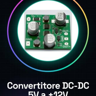 5V - Ingresso 12V + - Uscita 12V, 5V a + - 12V 100ma scheda convertitore DC-DC