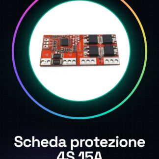 Scheda di protezione batteria al litio 4S 15A Li-ion Cargador 18650 14,4 V 14,8 V 16,8 V