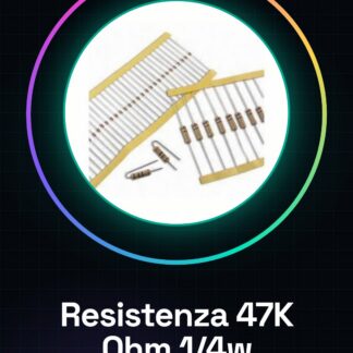 50 Pezzi Resistenza 47K ohm 47000 ohm 1/4w 1/4 w 5%