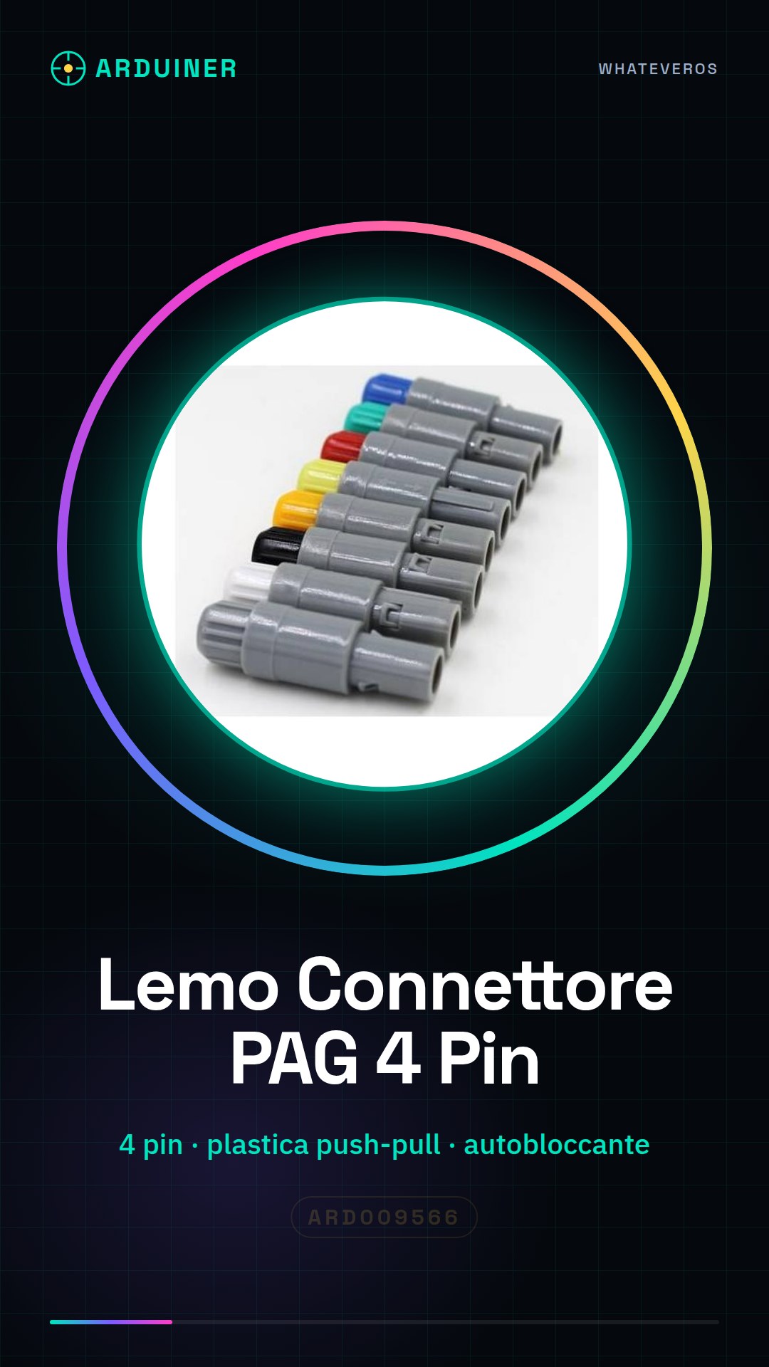 Connecteur Lemo PAG 4 broches