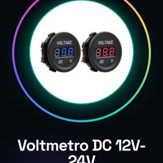 Voltmetro Impermeabile DC 12V - 24V alta precisione