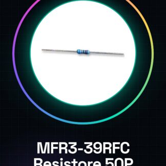 50 Pezzi MFR3-39RFC Resistore Foro Passante, Serie MFR, 39 ohm, 400 mW, ± 1%, 200 V, Conduttori Assiali 39R 0.5W