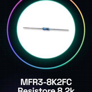 50 Pezzi MFR3-8K2FC  Resistore Foro Passante, Serie MFR, 8.2 kohm, 400 mW, ± 1%, 200 V, Conduttori Assiali 8.2K 0.5W