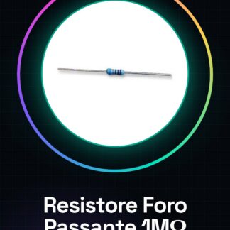 50 Pezzi HVR3700001004FR500 Resistore Foro Passante, Serie HVR37, 1 Mohm, 500 mW, ± 1%, 3.5 kV, Conduttori Assiali 1M ohm 0.5W