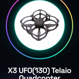 X3 UFO(130) 1.5mm Kit telaio Quadcopter in fibra di carbonio