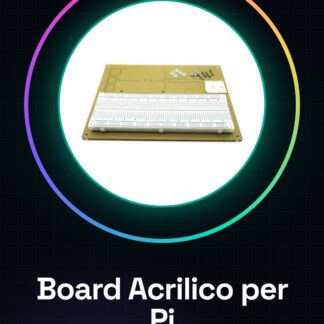 Board Acrilico Per Raspberry PI Acrilico (NON Include La Breadboard)